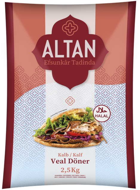 Altan Kalf Döner Gesneden 2,5kg